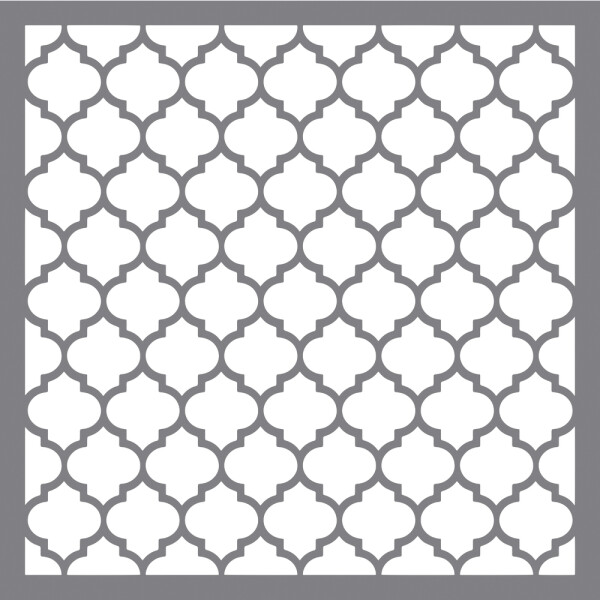 Schablone Waben klassisch, 30,5x30,5cm, SB-Btl 1Stück