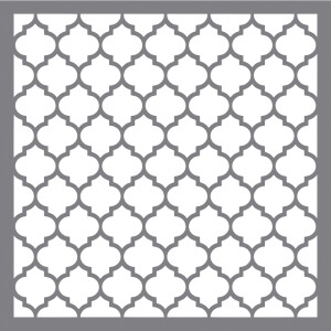 Schablone Waben klassisch, 30,5x30,5cm, SB-Btl 1St&uuml;ck