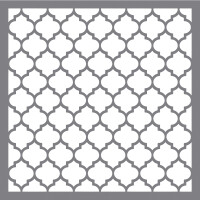 Schablone Waben klassisch, 30,5x30,5cm, SB-Btl 1Stück