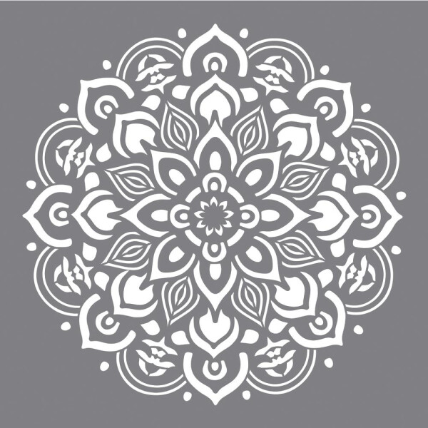 Schablone Mandala, 30,5x30,5cm, SB-Btl 1Stück