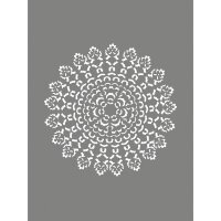 Schablone Ornament, 15,25x20,32cm, SB-Btl 1Stück