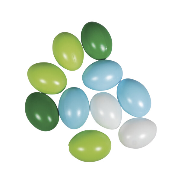 Plastik Eier, 6cm ø