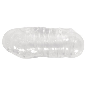 Plastik-Kugel, 2tlg., 4cm ø, Set 8Stück, kristall