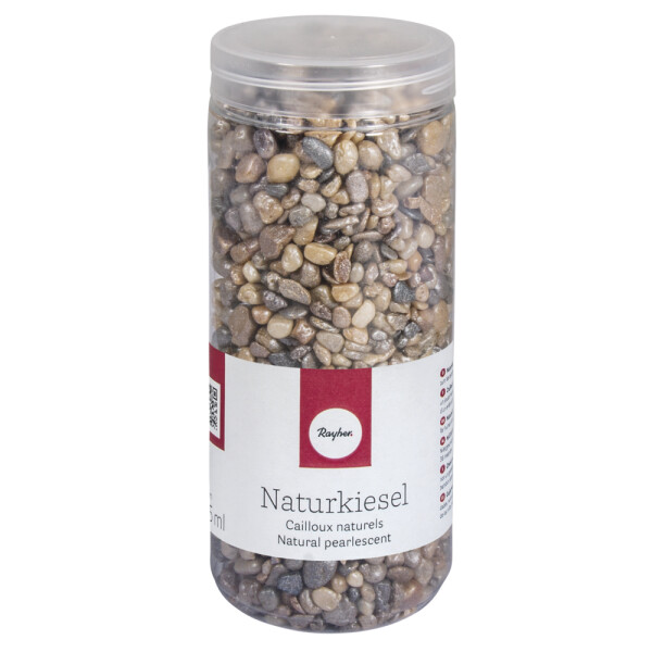 Naturkiesel mit Perlmuttglanz, 5-8mm, Dose 475ml