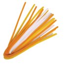 Chenilledraht-Mischung, 50x0,9cm, sortiert, SB-Btl 10Stück, gelb/orange Töne