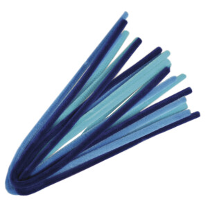 Chenilledraht-Mischung, 50x0,9cm, sortiert, SB-Btl...
