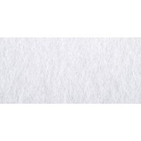 Filzmeterware, 500x45cm, auf Kern gerollt, 0,8-1 mm, weiß