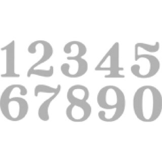 Stanzschabl. Set: Small Numbers, SB-Btl 10St&uuml;ck, 0,8-1,9cm