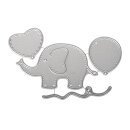 Stanzschabl. Set: Baby Elephant, SB-Btl 4St&uuml;ck, 2,1-8,5cm