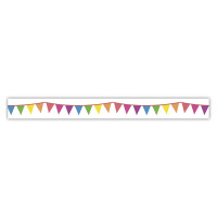 Washi Tape Party Wimpel, 15mm, Rolle 15m