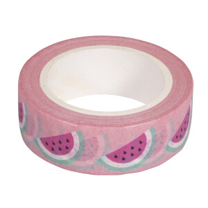 Washi Tape Melon, 15mm, Rolle 10m