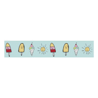 Washi Tape Sunny Icecream, 15mm, Rolle 10m