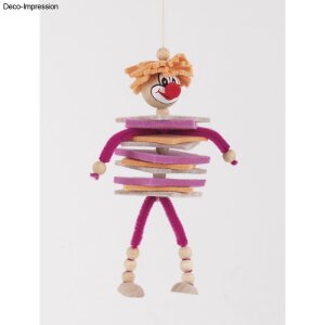 Clown-Füße aus Holz, 15x25mm