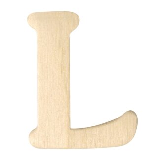 Holz-Buchstaben, 4 cm, L