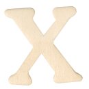 Holz-Buchstaben, 4 cm, X