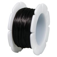 Elastic-Faden, 1mm ø, SB-Btl 5m, schwarz