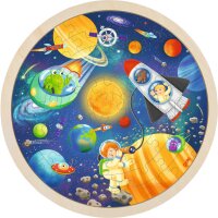 Einlegepuzzle Weltall, Ø 29,5 cm, 57teilig