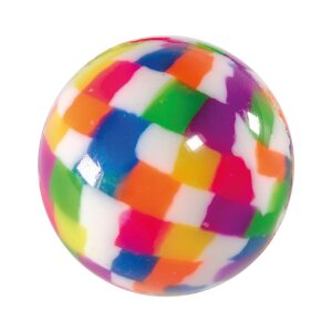 Mosaik Flummi ca. 3,5 cm, verschieden sortiert, 60 St&uuml;ck