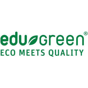 eduGREEN Dreikant Buntstifte, 10 St&uuml;ck Wei&szlig;