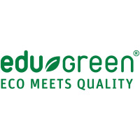 eduGREEN Dreikant Buntstifte, 10 Stück Weiß