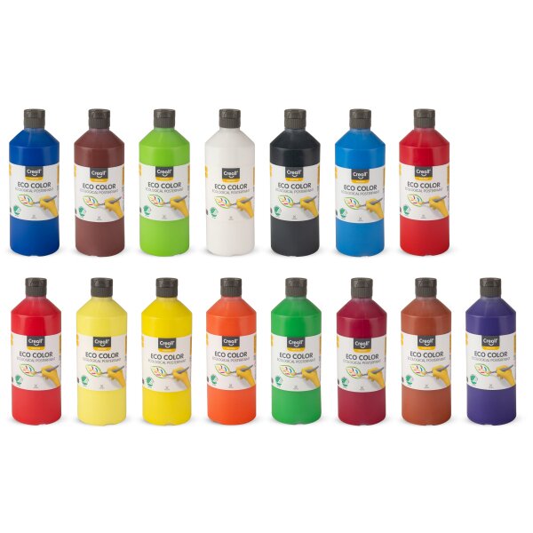 ECO Color Green Posterpaint Plakatfarbe ECO Color Green Posterpaint Plakatfarbe Einzelfarben, 500 ml