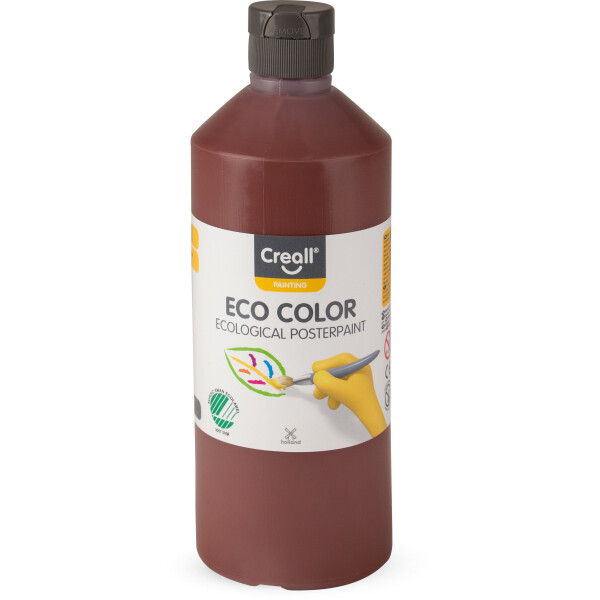 ECO Color Green Posterpaint Plakatfarbe, 500 ml Dunkelbraun