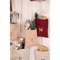 Bastelset Adventskalender bunt zum Hängen, 44 x 94 cm