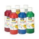 CREALL® Glitter Glitzerfarbe, 6x 250 ml