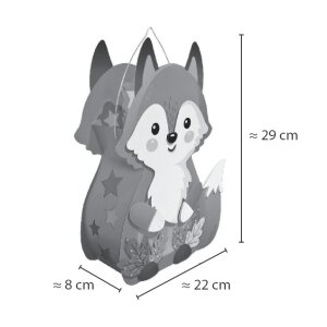 Laternen Bastelset Fuchs, 1 St&uuml;ck