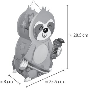 Laternen Bastelset Faultier, 1 Stück