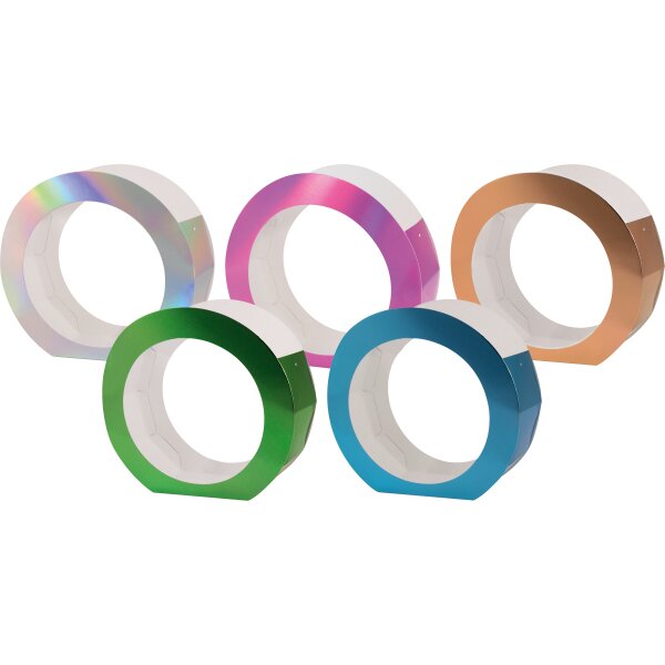 Laternenrohling metallic Einzelfarben, Ø 19 cm