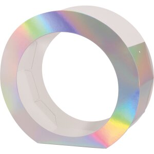Laternenrohling metallic, &Oslash; 19 cm irisierend