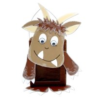 Laternen Bastelset Knuffeltier von Prell, 4 Stück