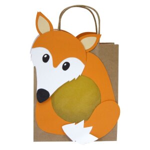 Laternen Bastelset Tasche Fuchs von Prell, 4 Stück
