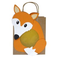 Laternen Bastelset Tasche Fuchs von Prell, 4 Stück