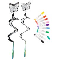 Windspiel Set Schmetterling, 5er Set