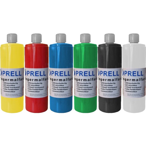 Fingermalfarbenset 6 Farben