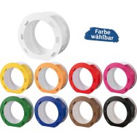 Laternenrohling rund Einzelfarben, Ø 22 cm