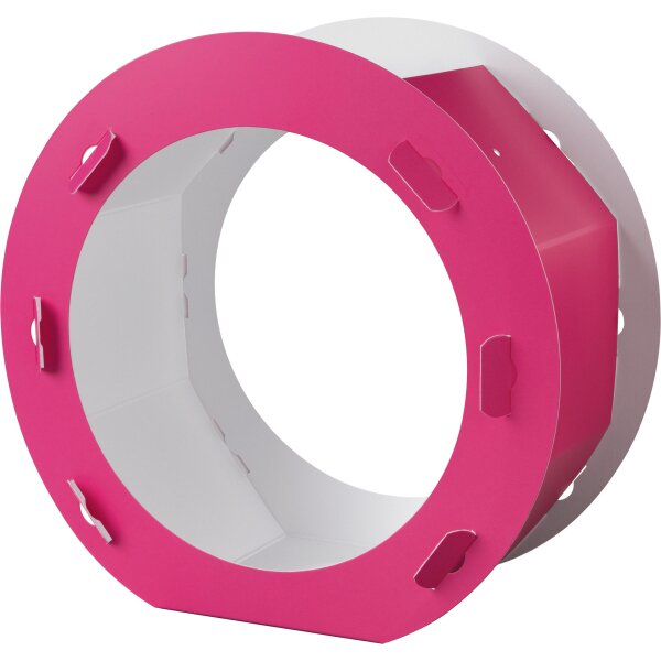 Laternenrohling rund pink, Ø 22 cm