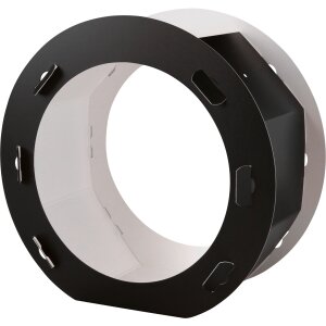 Laternenrohling rund schwarz, &Oslash; 22 cm