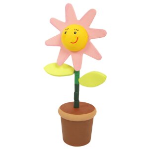 Drückfigur Wackelblume, ca. 14 cm