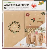 Bastelset Adventskalender Oh Deer, inkl. Kordel und Sticker, 24 Stück