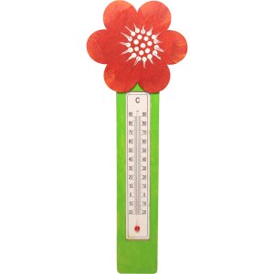 DIY Thermometer Blumen, 6er Set
