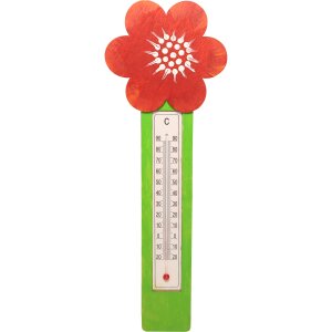 DIY Thermometer Blumen, 6er Set