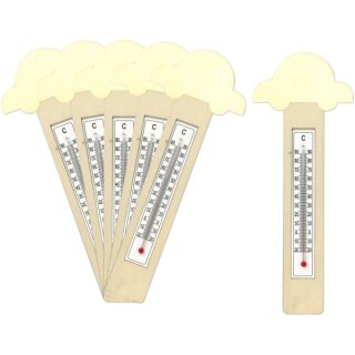 DIY Thermometer Autos, 6er Set