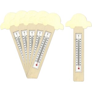 DIY Thermometer Autos, 6er Set