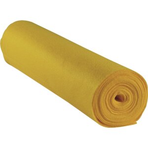Bastelfilzrolle, bananengelb, 5 x 0,45 m, 2 mm stark