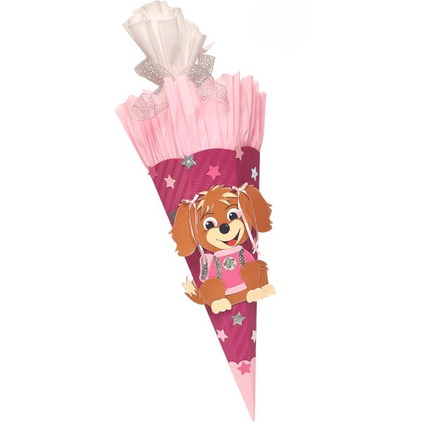 Schultüte Bastelset Hund von Prell, inkl. Schulstarterpaket GRATIS
