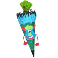 Schultüte Bastelset Monster von Prell, inkl. Schulstarterpaket GRATIS