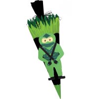 Schultüte Bastelset Ninja von Prell, inkl. Schulstarterpaket GRATIS
